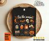 Tis the Season Halloween Shirt, Autumn Icon Collage Tee, Pumpkin Spice Ghost Art, Spooky Movie Lover Gift, Fall Festival Outfit, Witchy Cat