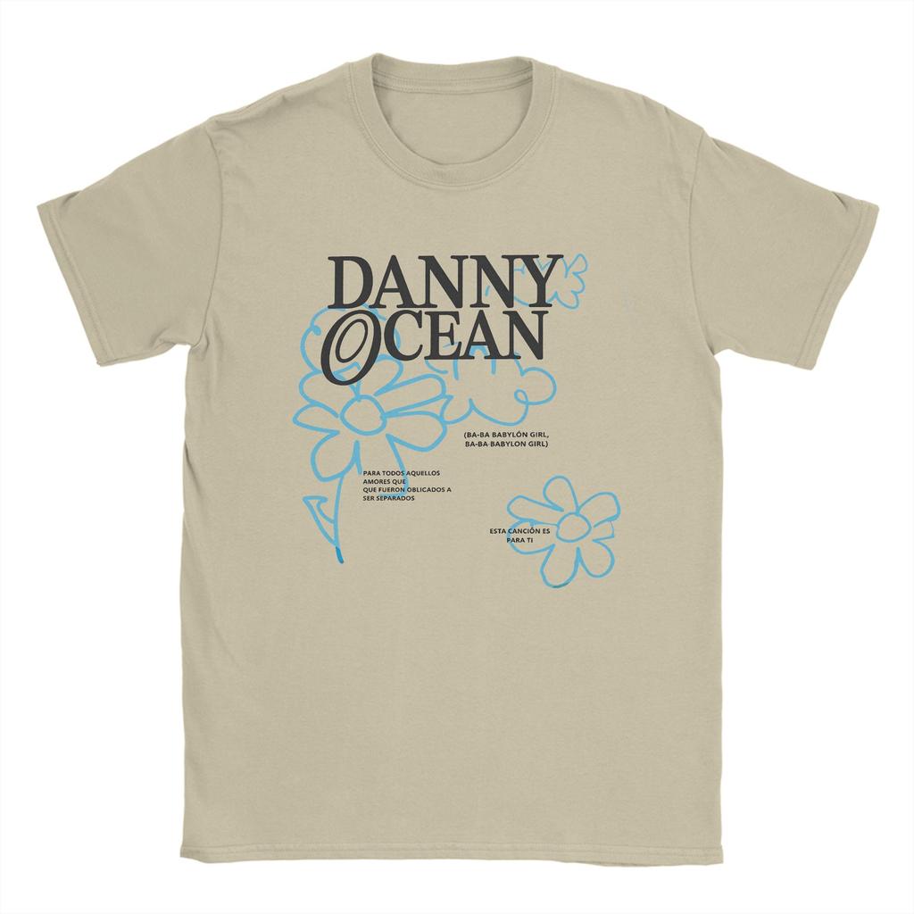 Rapper Danny Ocean Album TShirts Men  Casual 100 Cotton Tees Round Neck Short Sleeve T Shirts 4XL 5XL 6XL Clothes