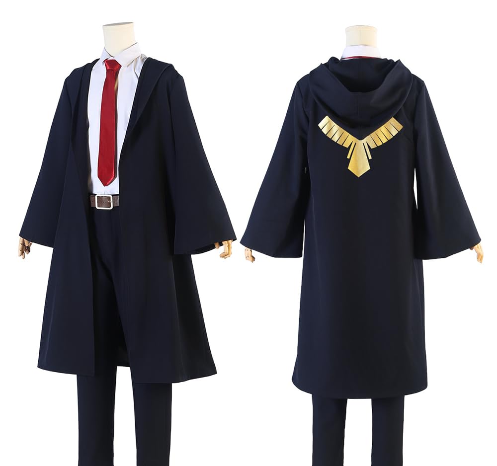 COSSA Mashle Cosplay MASHLE Cosplay School Cultural Halloween (Robe + Tie) 2-Piece Set, Costume, Uniform, Transformation, Costume, Festival, Festival,