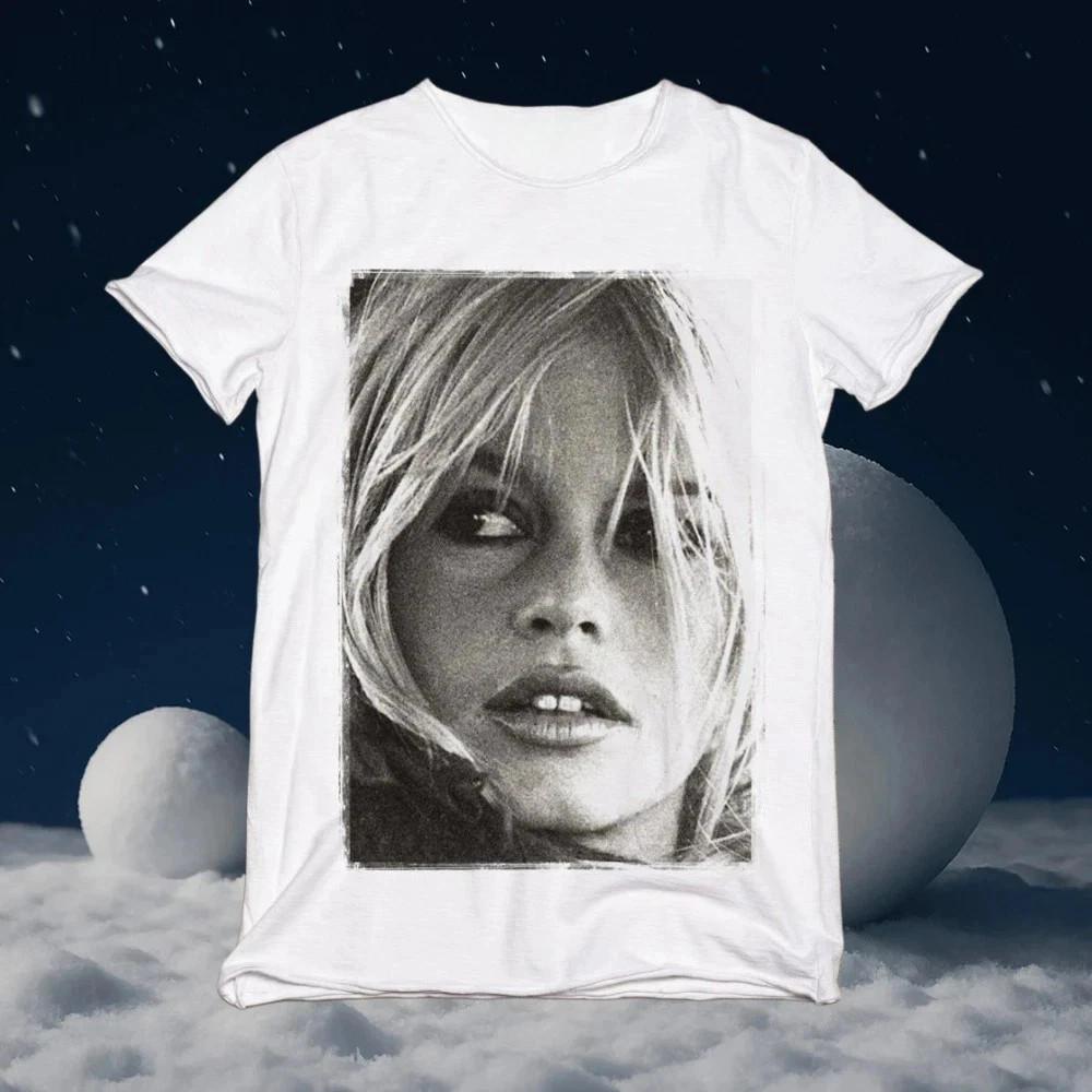 Brigitte Bardot Tshirt All size Men White S5XL QT1636 Unisex T-Shirt XL