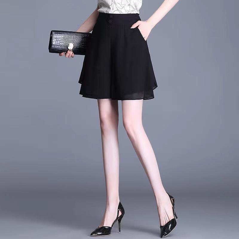 Women's Summer 2023 A-Line Drape Skort: Wide-Leg, Loose, Slim, Casual & Lightweight