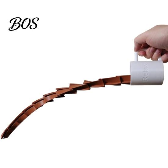 Realistische Kaffeefleck-Dekoration 3D-gedruckter Becher Fidget, Schreibtisch-Spirale Stressabbau Sensorisches Streichspielzeug Spielzeug, Geschenk für Erwachsene Büro Zuhause Liebhaber,