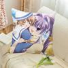 Clannad Anime Kuddöverdrag Fyrkantig Kudde Sovrum Soffa Fritid Komfortkudde Bil Heminredning