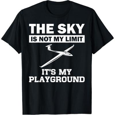 Funny Glider Art Gliding Pilot Aviation T Shirts Men Women Cotton Humor Streetwear Tee Shirt Short Sleeve Unisex Loose Clothing
