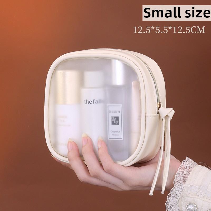 1 Stück Multifunktionale halbtransparente Kosmetiktasche, Aufbewahrungstasche für Kosmetika, Toilettenartikel-Tasche für Geschäftsreisen, Kosmetiktaschen mit großem Fassungsvermögen