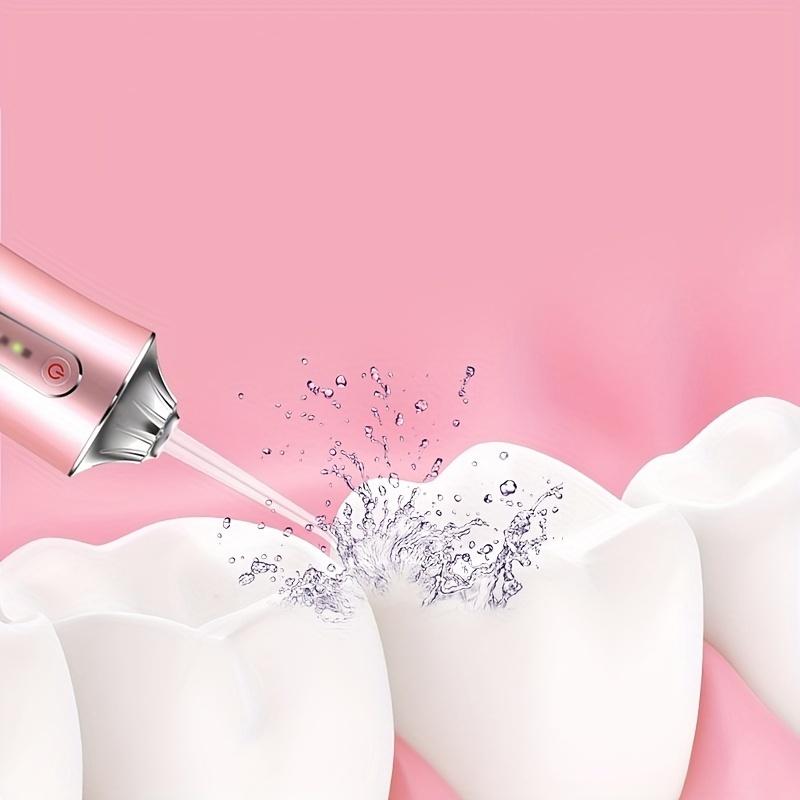 Electric Water Flosser, Intelligent Chip For Precise Pressure Control, 360 Degree Rotatable Nozzle, Oral Irrigator For Deep Teeth And Gum Cleaning
