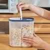 Cereal Container Plastic Space Saving Divided Storage Airtight Food Storage Containers for Kitchen