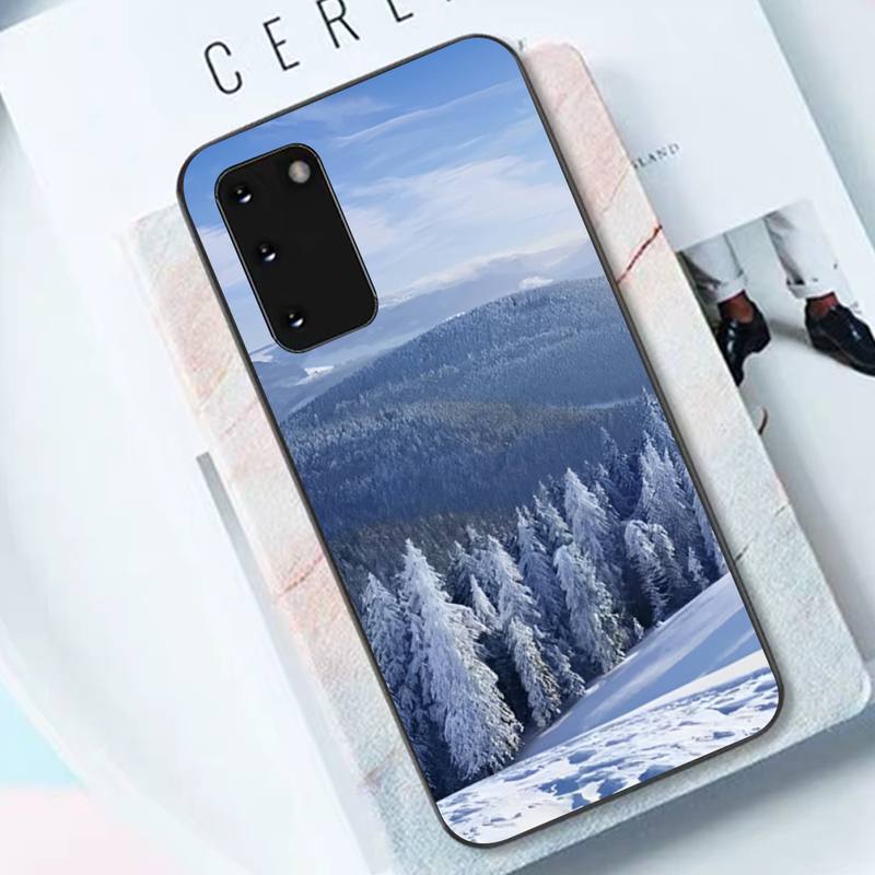 Mountain Forest Phone Case for Samsung S10 21 20 9 8 Plus Lite S20 UlTRA 7edge