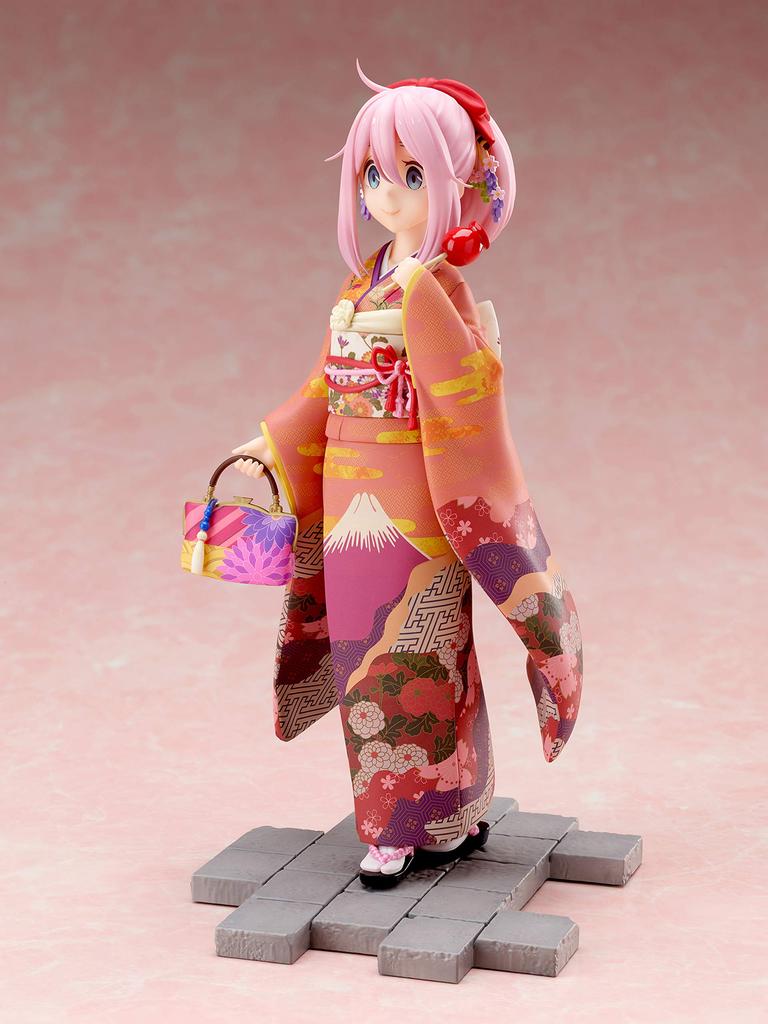 Yuru SAISON 2 Kagamihara Nadeshiko Furisode Maßstab PVC Bemalte Komplettfigur Camp 1/7 AMU-FNX230