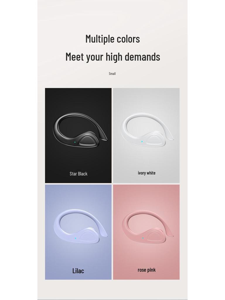 TWS-A20 Bluetooth Earphones: Dual-Ear Wireless Sports Ear-Hook In-Ear Design.