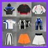 Mens Streetwear Short Sleeve Shirt Shorts Set Cotton Loose Fit Casual Outfit With Contrast Zipper Print