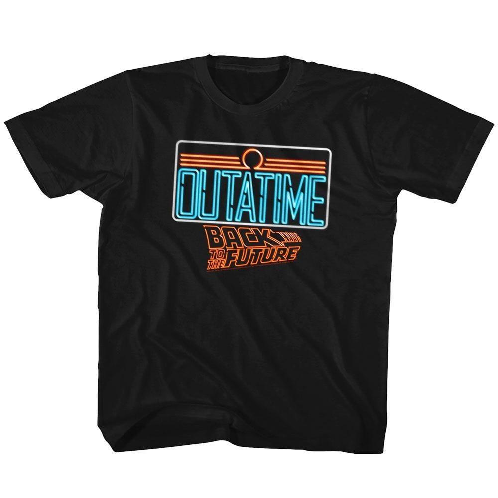 Kids Back To The Future Neon Movie Shirt XL