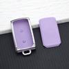 Silvery TPU Car Key Fob Case Cover for Toyota Prius 2004-2008 Corolla Verso Camry 3 Buttons Key Shell Protector Holder Keychain