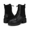 BARBARA Leather Chunky Mold 5.5cm Boots Bbf857bk