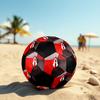 SIZE 5 Atlas Football Club Soccer Ball Colorful All Ages Machine Stitched PVC Competition Ready Durable High-Bounce