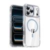 Transparent Magnetic Phone Case IPhone 17 Pro Max With Metal Camera Ring Shockproof TPU Cover Compatible MagSafe