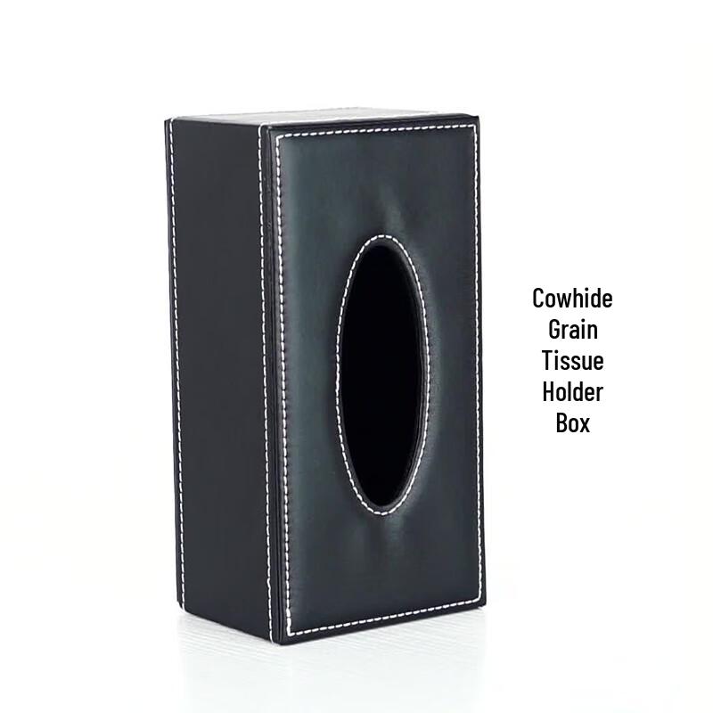 Churong Outdoor Travel Large PU Leather Tissue Box (2-Pack)