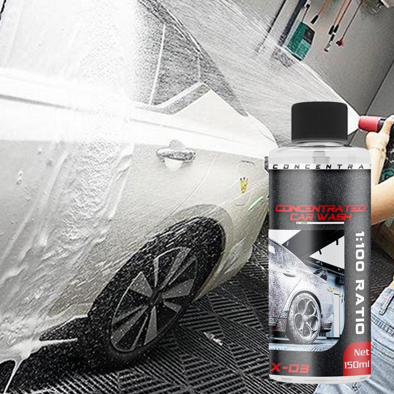 Car Window Washing Liquid Foaming Car Wash Shampoo 1:100 High-foaming High Concentration Polishing Cleaner For Stubborn Asphalt