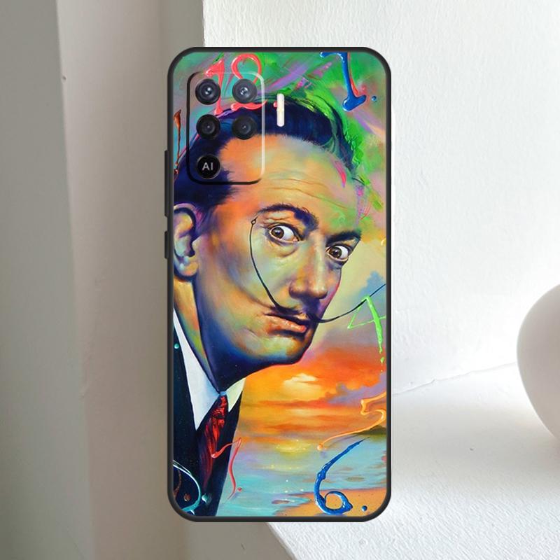 Salvador Dali Art For OPPO A80 A60 A40 A5 A6 Pro A15 A17 A57 A16 A76 A96 A18 A38 A58 A78 A98 A54 A74 A94 Case