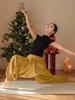 2025 Women's Red Chinese Style Yoga & Pilates Set - New Year Sports Vest & Fitness Top