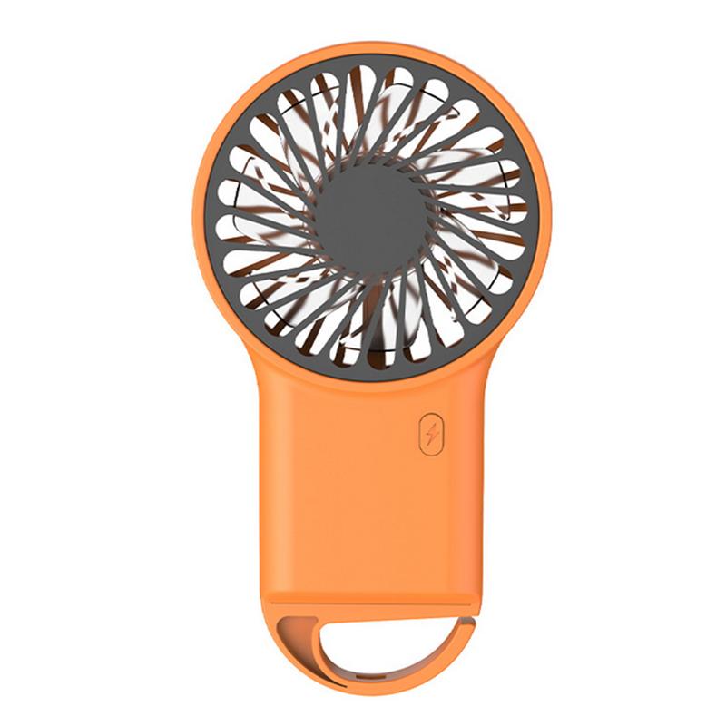 Portable 1PC Mini Hanging Neck Fan Cooling Waist Fans Bladeless Sports Cooler Fan Outdoor Sports Travel Fan USB Rechargeable
