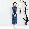 Black sleeveless national style new Chinese daily Suzhou long cheongsam improved young 1011 new women's high sense