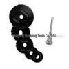 6-Piece Circular Saw Blade Set for Woodworking & Metal Cutting, 3.17mm Hand Drill & Electric Grinder Blades