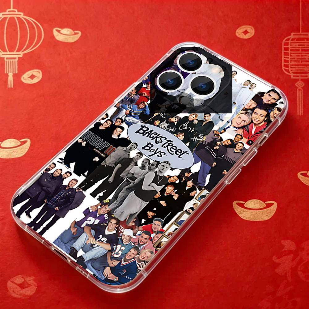 

B-Backstreet Boys BSB MUSIC Phone Case For iPhone 17,16,15,14,13,12,11 Pro,Max,Plus,X,XS,XR,SE4,E Mini Transparent Soft Cover iPhone16PROMAX