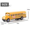 1:70 Alloy High Quality School Bus Car Model Classic Pull Back Car Miniature Vehicle Replica For Collection Gift