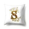 Polyester Pillow Case Car Decoration Home 26 English Letters Printed Car Waist Cushion Pillow Case