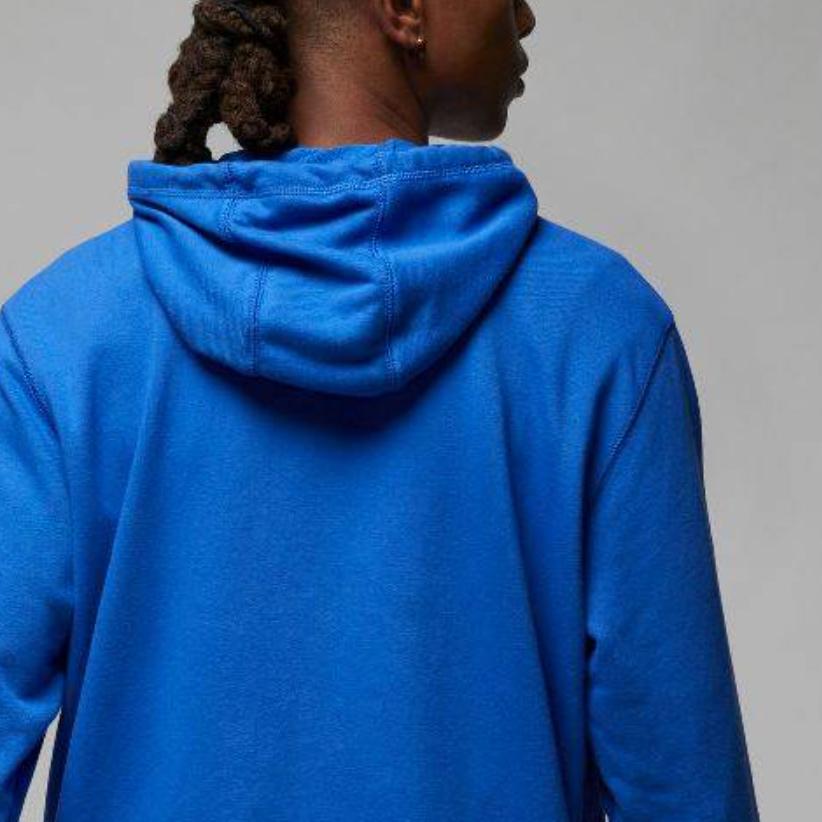 Jordan Logo Hooded Long Sleeve Sweatshirt Men tops Blue CV8437-493