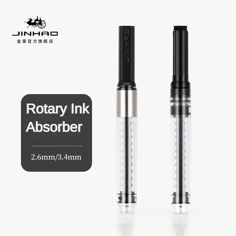 Convertitori d'inchiostro JINHAO per penne stilografiche Tipo a vite 5/3/1 PZ Calibro 2,6 mm/3,4 mm Assorbimento d'inchiostro Forniture scolastiche e per ufficio Cancelleria