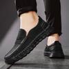 FashionLightweight Formal Men Loafers Moccasins Italian Breathable Slip On Male Boat Shoes Fashion Genuine Leather Men's Casual Shoes