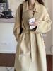 Women's Double-Sided Cashmere Wool Coat - Sweet, Commuting, Versatile, Loose, Single-Breasted Design.