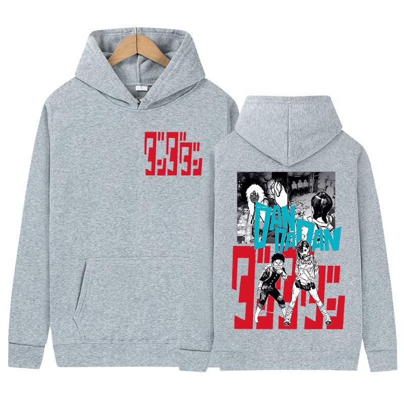 Japanese Anime Dandadan Okarun Graphic Hoody Mens Women Gothic High Street Pullover Sweatshirts Vintage Oversized Fleece Hoodies