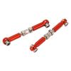 2PCS RC Steering Link Rod Servo Pull Linkage Arm Aluminium Alloy RC Car Parts for MJX 14210 14209