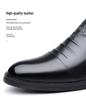 Spring 2025 Men's Soft Sole Leather Slip-On Shoes - Pointed Toe Business Casual Low-Tops