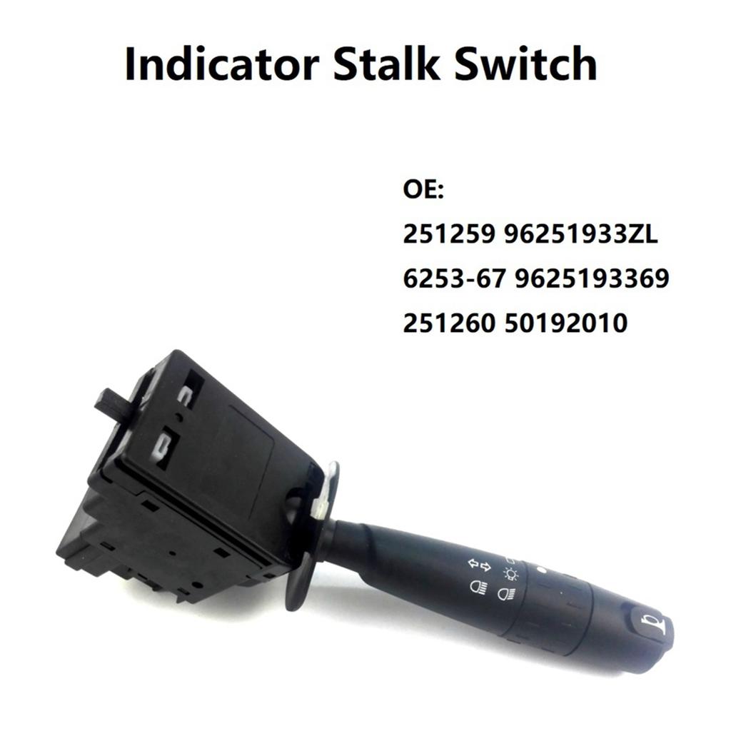 Indicator Stalk Switch for Peugeot 406 605 806 1996 UP 251259 96251933ZL 6253-67 9625193369 251260 50192010