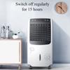 Air Condition Fan 8L Large Tank Indoor Room Remote Control 2000/80W Power Saving Mobile Water Air Cooler/Heater Sleep Timer 220V