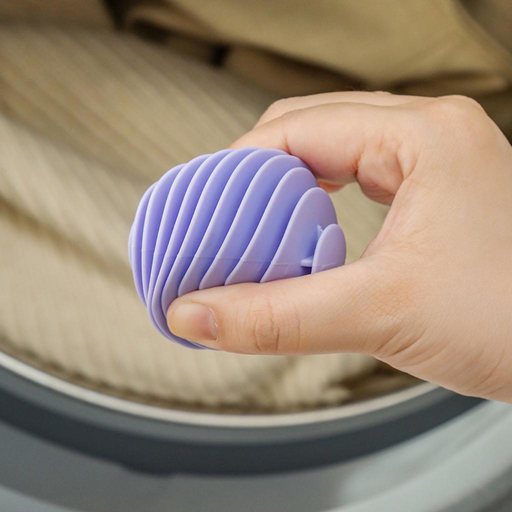 Anti-tangle Oval Laundry Balls Solid Cleaning Balls Household Washing Machine Laundry Balls Reusable Clothes Cleaning