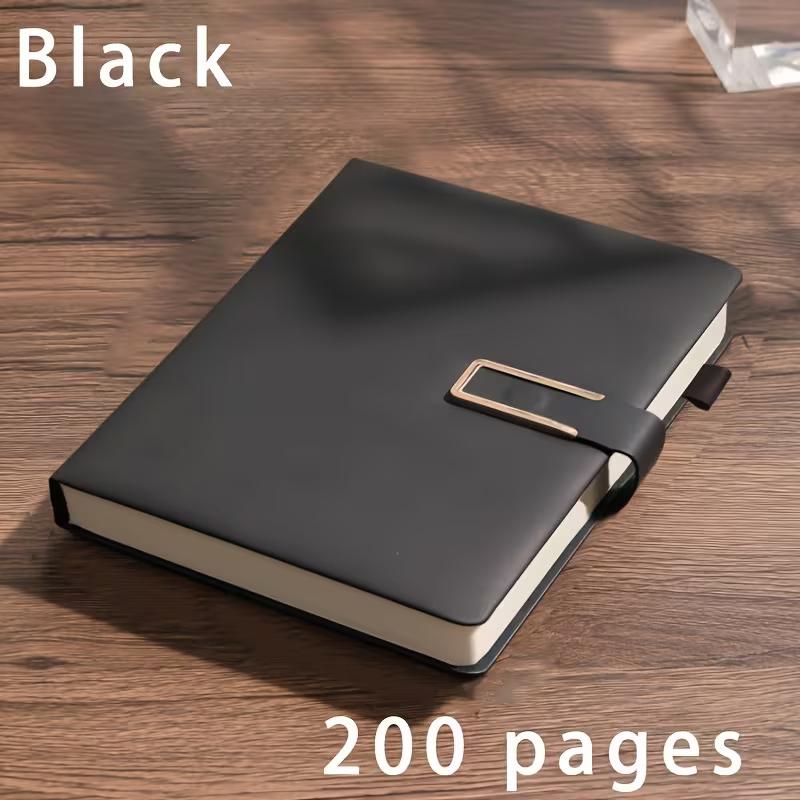 A5 Retro Notebook Soft Leather Cover 200 Pages Agenda for Students Business Office School Stationery Supplies