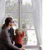 Christmass Nowflake Luminous Removable Wall Window Stickers Art Decals Home Shop