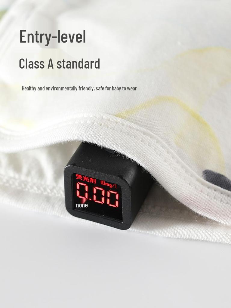 Class A Quilted Baby Two-Piece Set - Warm Autumn/Winter Outdoor Cotton Outfit for One-Year-Olds, 40g