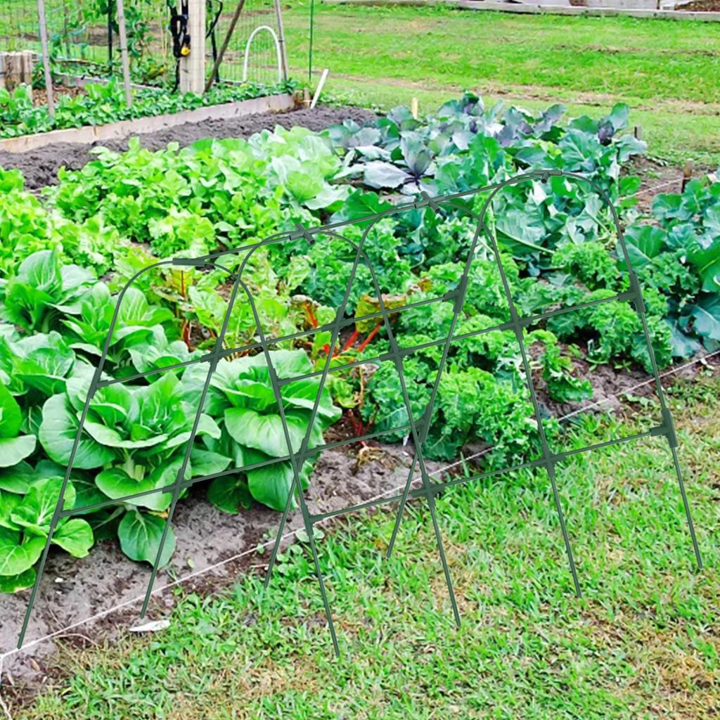 Raised Bed Support Climbing Bracket Cucumber Trellis For Raised Bed U-Shape Garden Trellis For Climbing Plant Cages & Suppot