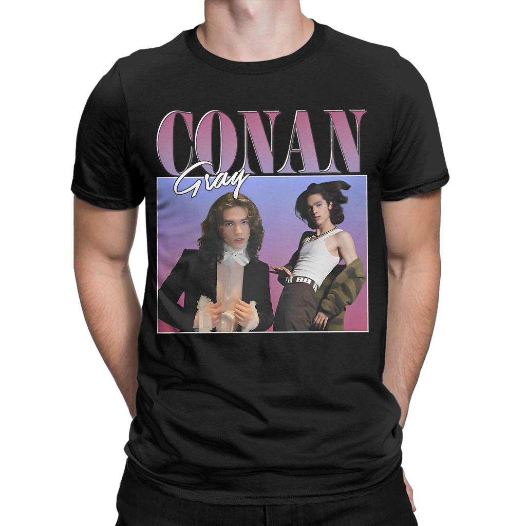 Conan Gray T Shirts Men Pure Cotton Fashion T-Shirts Crewneck Tees Short Sleeve Clothes Original