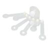 Aquarium Coral Rack 6 Holes 180 Degree Claw Fan Shaped Transparent Acrylic Fish Tank Coral Frag