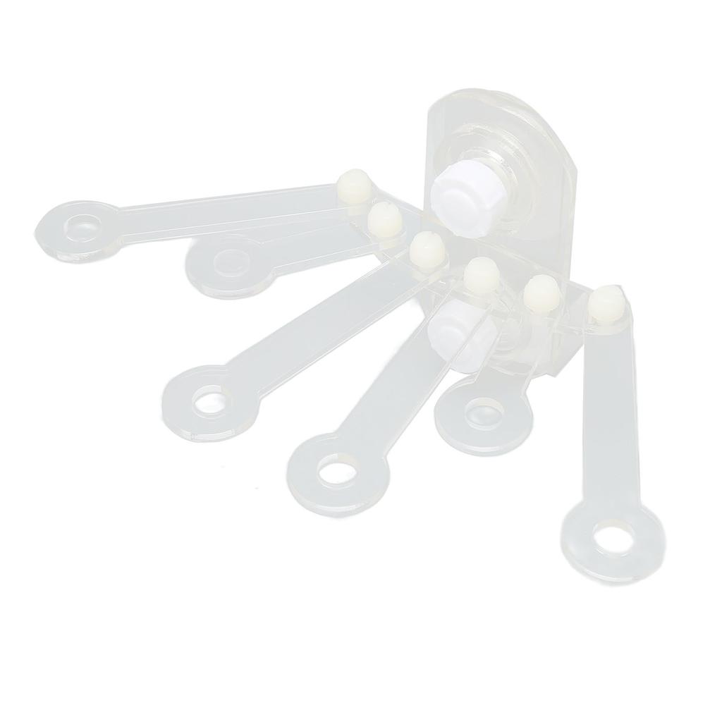 Aquarium Coral Rack 6 Holes 180 Degree Claw Fan Shaped Transparent Acrylic Fish Tank Coral Frag