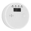 Carbon monoxide gas monitoring alarm detector with LCD concentration display
