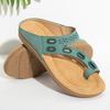 Sandalias planas suaves y cómodas para mujer