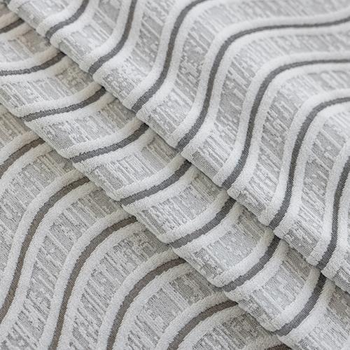 1 STKS NAPEARL Lichtgrijs Golvend Jacquard Gordijn, Eenvoudige Moderne Stijl Transparant Gordijn voor Slaapkamer Woonkamer Huisdecoratie